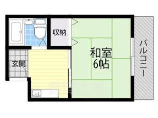プチメゾン堀溝1【3階】の間取り