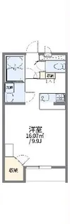 レオパレス沼南6【1階】の間取り