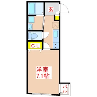ファインコート上荒田【5階】の間取り