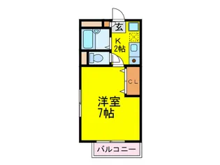 PLEAST大橋IV【2階】の間取り