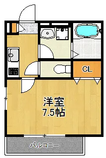 CLAIRMATIN【1階】の間取り