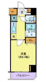 プレール天王洲アイル弐番館【5階】の間取り