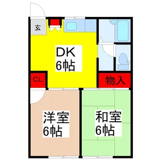 メゾンサクラ【2階】の間取り