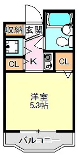 朝日プラザ河内長野デポーフロント【4階】の間取り