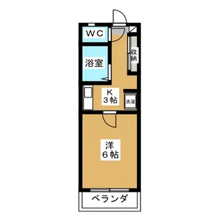 カサ・ヴェルデ荻窪【2階】の間取り
