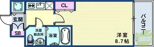 S-RESIDENCE神戸磯上通【6階】の間取り