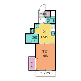 ゴールデンハイツ平針【4階】の間取り