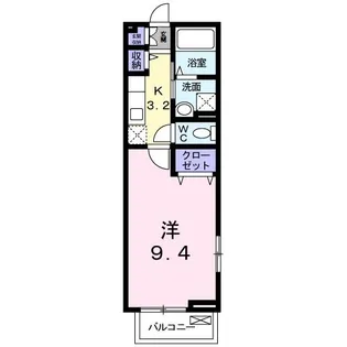 プリムローズ【1階】の間取り