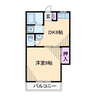 シャトルハウスII【1階】の間取り