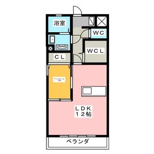 ウィルモアKOEDO【3階】の間取り