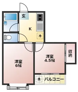 ラ・エスポワール成増【2階】の間取り