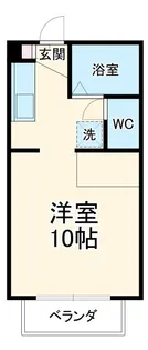 マルニヤコーポII【1階】の間取り