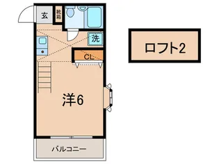 ハイツレインボー【1階】の間取り