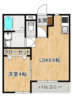 acero木風【2階】の間取り
