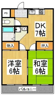ハイブリッジ清瀬【1階】の間取り