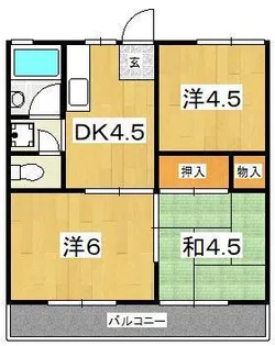 メゾン岩原【2階】の間取り