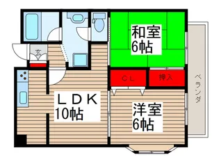 プラネットハイム【5階】の間取り