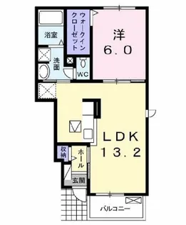 リアンコリーヌ II【1階】の間取り