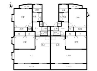 西津田マンションII【3階】の間取り
