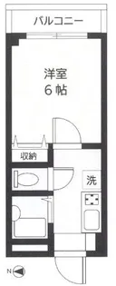 中道ハイツ【3階】の間取り
