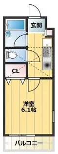 PonyVilleB棟【2階】の間取り