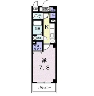 グッド ワン【1階】の間取り