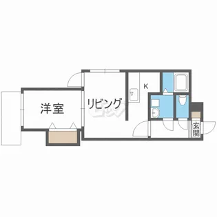 サザンフィールド豊平公園【4階】の間取り