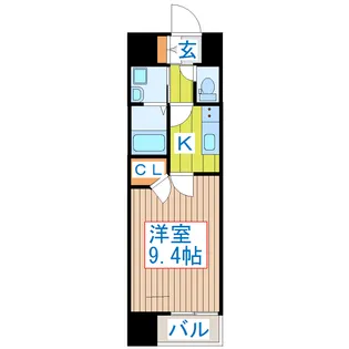 アークデュオ仙台苦竹【4階】の間取り