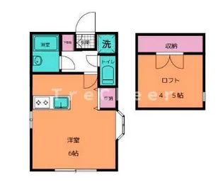 ロワジール向山D【1階】の間取り