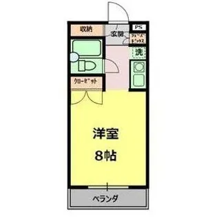 Hills Fujikawa【1階】の間取り