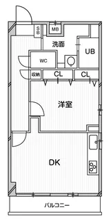 ガーデンテラス南麻布【4階】の間取り