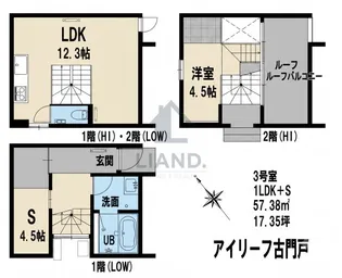 アイリーフ古門戸の間取り