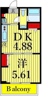 GRANPASEO六町【3階】の間取り