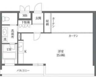 ライトウェル青戸【9階】の間取り