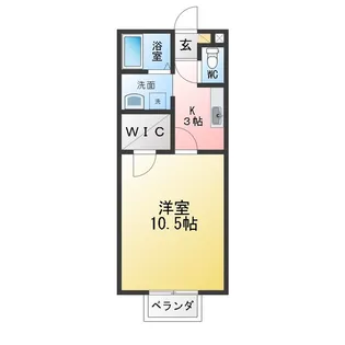 サンハイム北山【1階】の間取り
