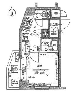 ドルチェ東京池上・弐番館【2階】の間取り