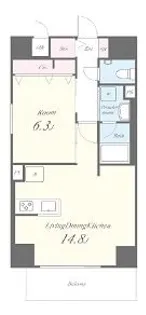 PRIME RESIDENCE NAMIKI【9階】の間取り