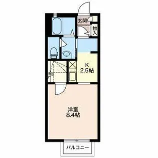 フォーシーズン【2階】の間取り