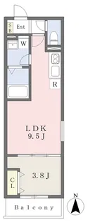 ハーネ・プラスワン【1階】の間取り