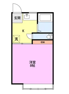 ファーストハイツA【1階】の間取り