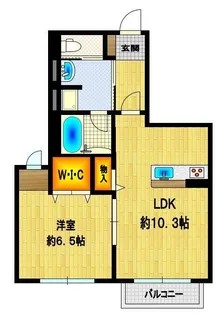 エトワール【1階】の間取り