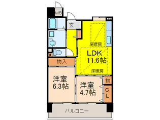OPH北千里青山台2号棟の間取り