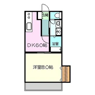 パールハイツ【3階】の間取り