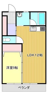 プライムコートスワンDー103号【1階】の間取り