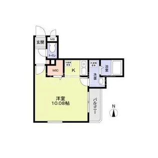 ミリアビタ稲毛【1階】の間取り