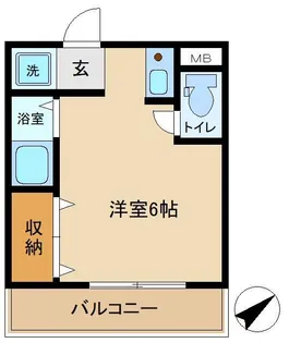 ブロードピーク【2階】の間取り