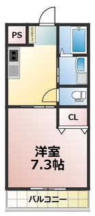 マリンエイト【3階】の間取り