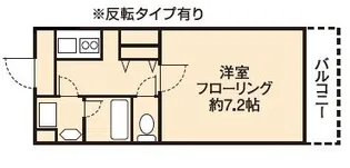 ドミールうつぼ公園【3階】の間取り
