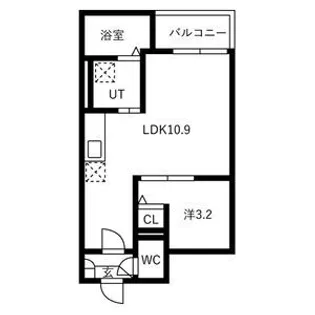 Jack irumanodaI【3階】の間取り