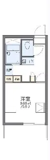 レオパレス438【2階】の間取り